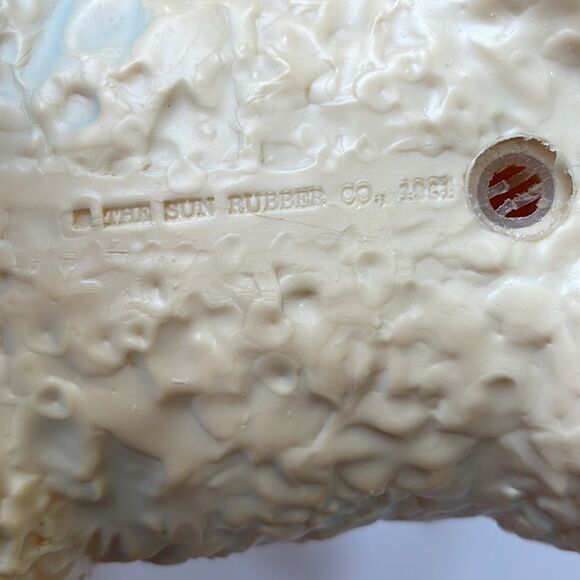 VINTAGE 60s THE‎ SUN RUBBER COMPANY TOY LAMB - Picture 8 of 8